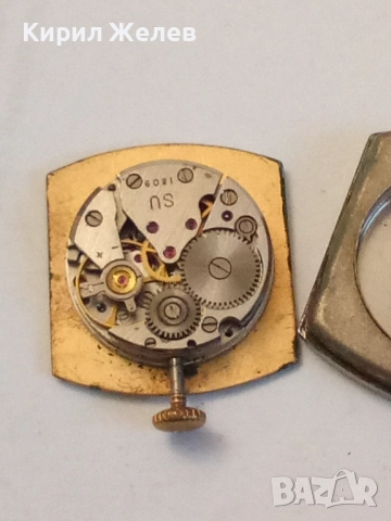 Механизъм с циферблат от стар ръчен часовник 52099, снимка 6 - Дамски - 52299953