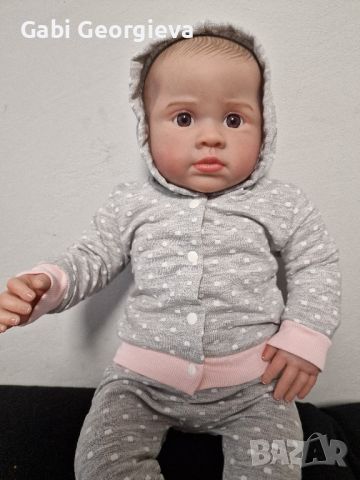 Детско реалистично бебе кукла 50 см.ново, снимка 2 - Кукли - 46386928