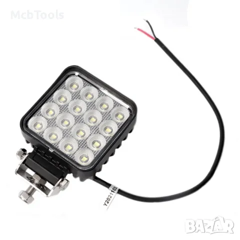 LED Халоген / работна лампа 48W 12/24V, снимка 2 - Аксесоари и консумативи - 47401786