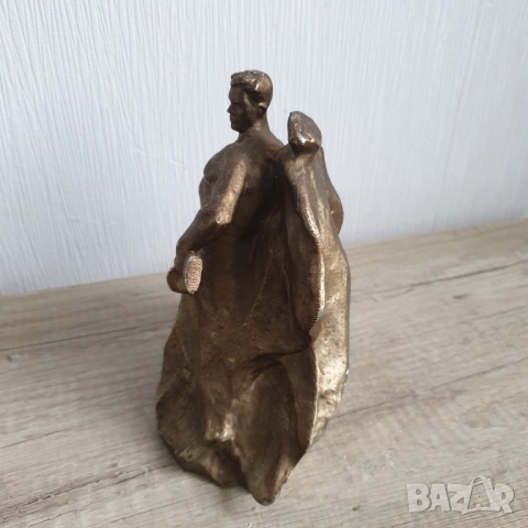 Стара фигура бронз пластика ссср, снимка 7 - Антикварни и старинни предмети - 52258970