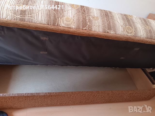 Масивен диван клик клак с ракла 195см, снимка 3 - Дивани и мека мебел - 45250448