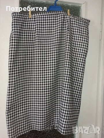 Дамски костюм – пола и сако за едри дами  /пипитен/, снимка 6 - Костюми - 52603811