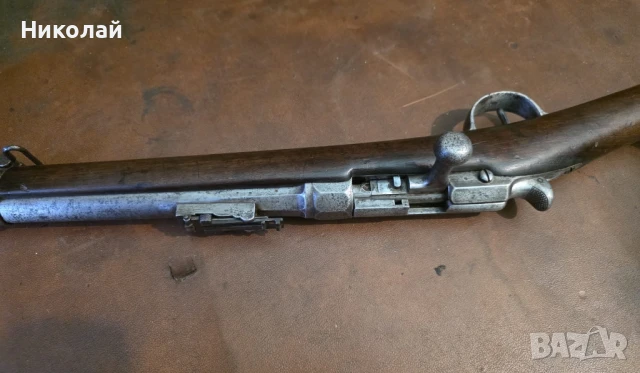 Иглена пушка Шаспо Франция модел 1866г. с щик, снимка 3 - Антикварни и старинни предмети - 50305582