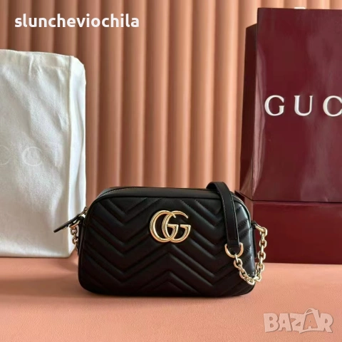 Дамска чанта GG Marmont small camera bag gucci