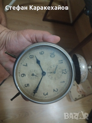 Ретро будилник , снимка 5 - Антикварни и старинни предмети - 54184315