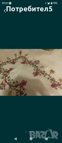 Ръчно изработени покривки, снимка 3 - Покривки за маси - 50643361