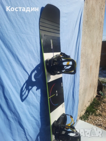 Сноуборд 162см. Salomon Huck Knife RTL Wide с автомати, снимка 7 - Зимни спортове - 52588951