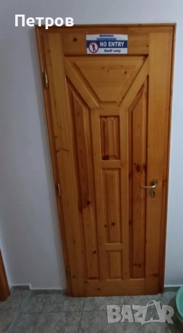Врати с каси, брави, дръжки, патрони от чам, ламинат и МДФ , снимка 2 - Интериорни врати - 52291029