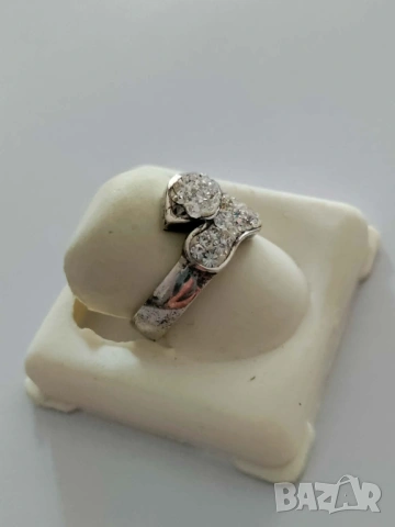 Сребърен пръстен, снимка 2 - Пръстени - 53887595