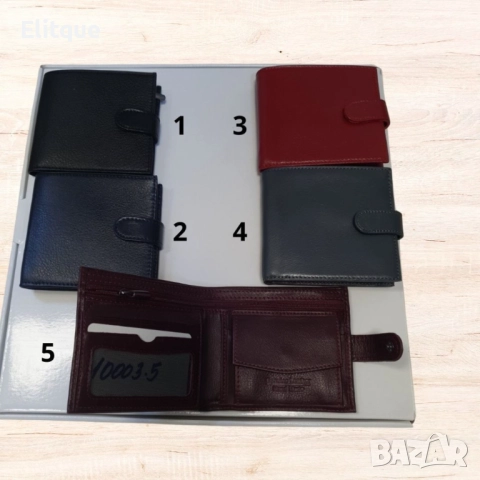 Елегантно портмоне в класически изчистен дизайн от естественаа к., снимка 2 - Портфейли, портмонета - 52894972