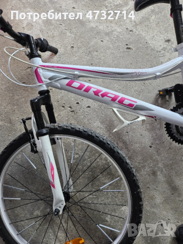 Детски алуминиев велосипед 24" Drag Little Grace, снимка 4 - Велосипеди - 53411663