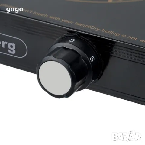 Керамичен котлон Rosberg, 2000W, Инфрачервен, Термостат, Черен, снимка 2 - Котлони - 50192122