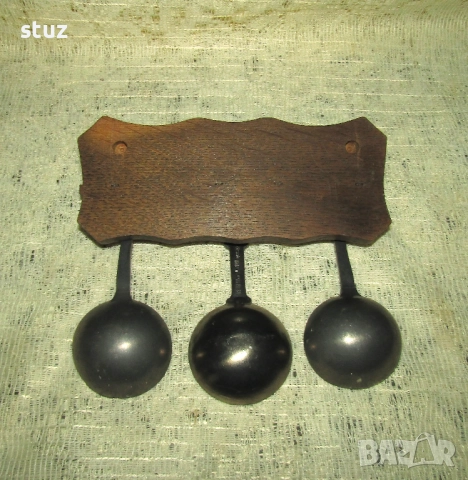 Калаени лъжици за стена с поставка, снимка 9 - Декорация за дома - 52796883