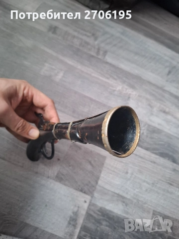 Руски метален пиратски пистолет-играчка, снимка 7 - Антикварни и старинни предмети - 53681475