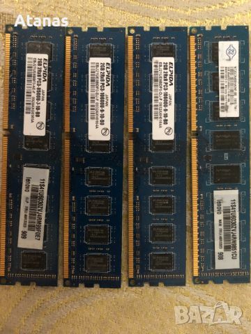 Elpida 2GB 2Rx8 1066MHz 240pin DDR3 Memory, снимка 1 - Работни компютри - 46302770