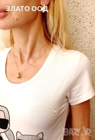 Златни обеци, снимка 10 - Обеци - 53827943