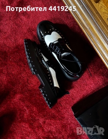 Мъжки елегантни лачени обувки , снимка 2 - Официални обувки - 52858686