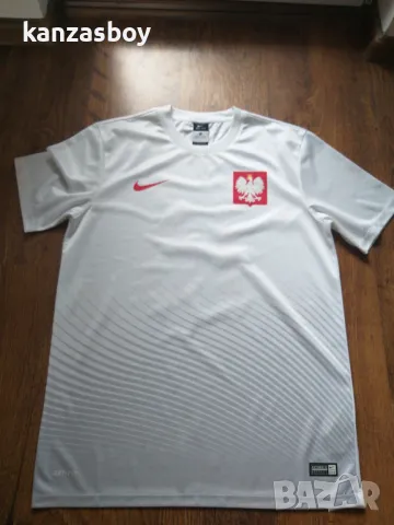  Nike 2016-17 Poland Basic Sample Home Shirt - мъжка футболна тениска КАТО НОВА М, снимка 4 - Тениски - 47056920