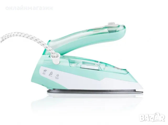 Туристическа ютия Voltz, 1500W Max, Керамична плоча, Паров удар, Сгъваема дръжка, снимка 1