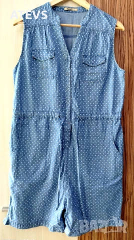 Дамски дънков гащеризон, снимка 1