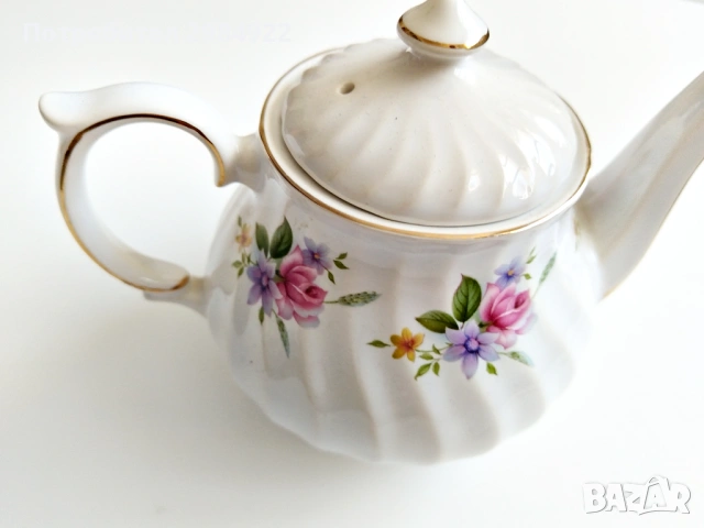 Винтидж чайник за кафе Royal Park Staffordshire, снимка 4 - Антикварни и старинни предмети - 53441897