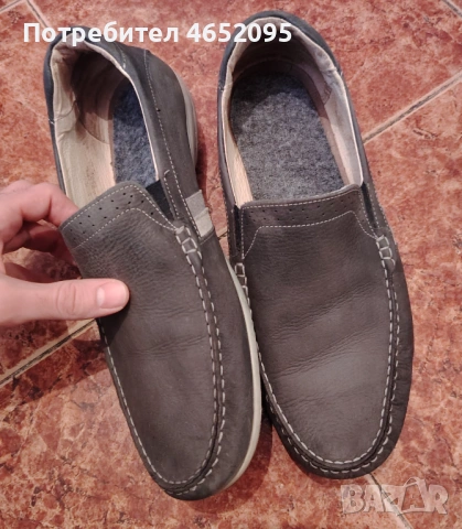 Мъжки обувки 46 Lumberjack от естествена кожа, снимка 3 - Мокасини - 54037191