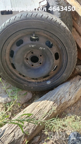 Резервна гума 15 5х100 Голф 3, Голф 4, Ауди А3, Сеат Леон , снимка 2 - Гуми и джанти - 53098103