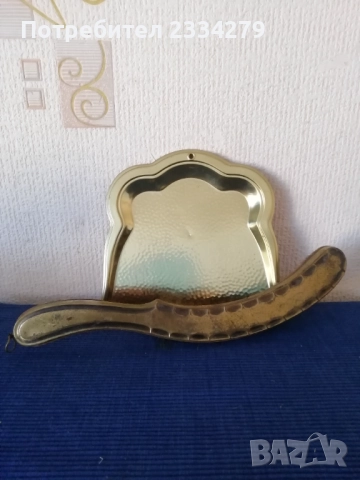  Стари пудриера и огледало.  Арт прибори четка с лопатка. , снимка 11 - Антикварни и старинни предмети - 48275251