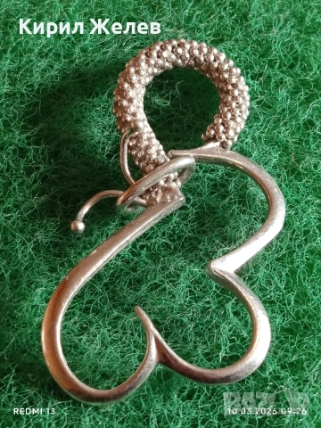 Марково сребърно Арт бижу GANEZZI майсторска изработка 54209, снимка 8 - Колиета, медальони, синджири - 53777204