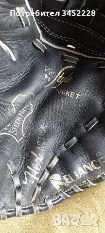 Ръкавица бейзболна кожена за ценители , снимка 4 - Бейзбол - 54006875
