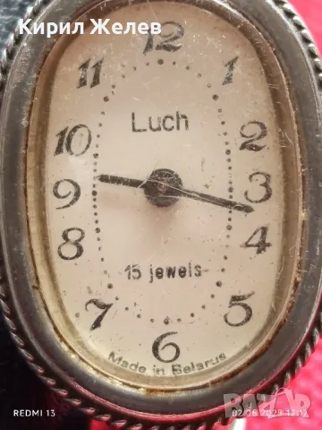Стар механичен часовник дамски Лъч Беларус 15 камъка за ремонт части КОЛЕКЦИЯ 43909, снимка 3 - Антикварни и старинни предмети - 50124307