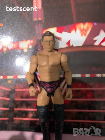 Екшън фигура WWE The Miz Миз играчка figure Mattel Basic Black/Red, снимка 6 - Колекции - 48509137