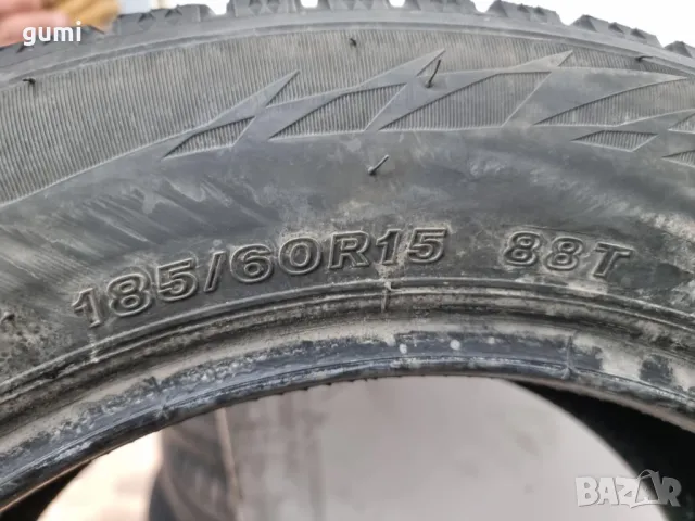 2бр зимни гуми 185/60/15 BRIDGESTONE L02498, снимка 4 - Гуми и джанти - 49102451