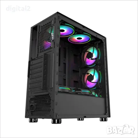 Компютър Ryzen 5600 ,16 GB DDR4 ,GTX 1070-8GB,1-TB диск ,RGB ,Нови, снимка 6 - Геймърски - 49463670