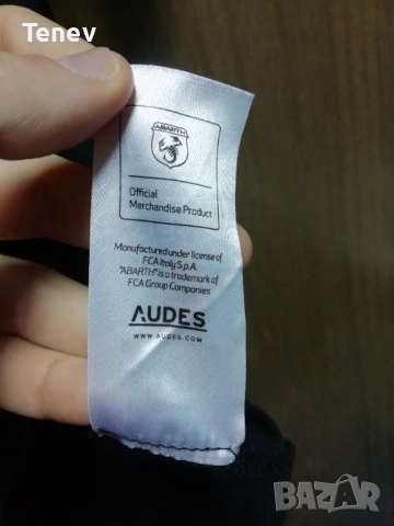 Abarth оригинална тениска фланелка Абарт мъжка черна XL , снимка 8 - Тениски - 53089501