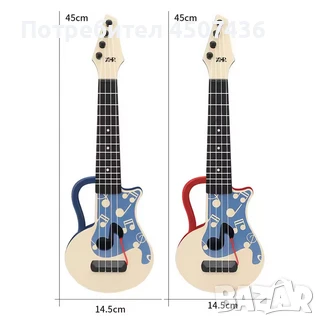 Цветна играчка електрическа китара, забавен музикален инструмент за момчета и момичета, снимка 11 - Музикални играчки - 51170843