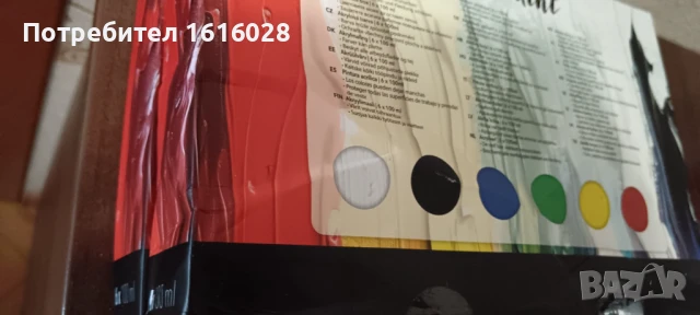 ПРОМОЦИЯ. Комплекти от 6 цвята акрилни бои., снимка 6 - Картини - 50669514