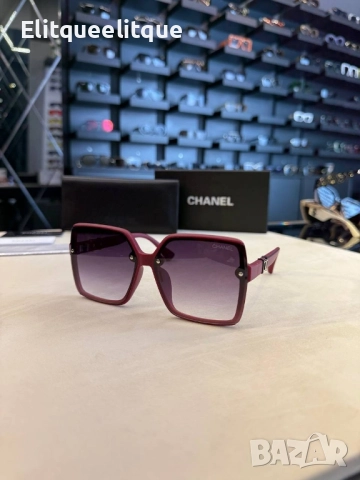 очила с черен обикновен калъф и Ув защита chanel, снимка 5 - Слънчеви и диоптрични очила - 52225544