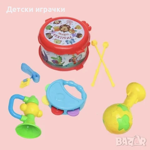Бебешки дрънкалки музикални инструменти , снимка 4 - Дрънкалки и чесалки - 48302015