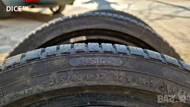 4бр 215/40/17 зимни гуми Continental TS830 / Dunlop Sport 3D , снимка 10 - Гуми и джанти - 49114014