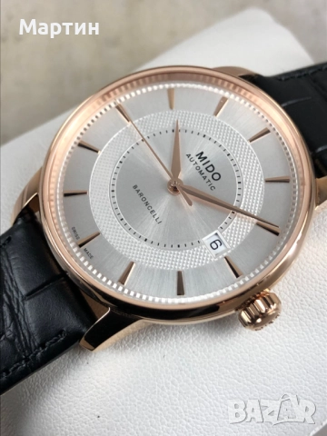 Автоматичен часовник - MIDO - Baroncelli Signature - Auto - 39 мм - M037.407.36.031.01, снимка 3 - Мъжки - 52415728