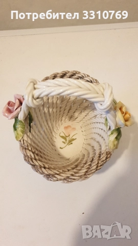 Декоративни порцеланови кошнички/бонбониери и захарници., снимка 2 - Декорация за дома - 52595403