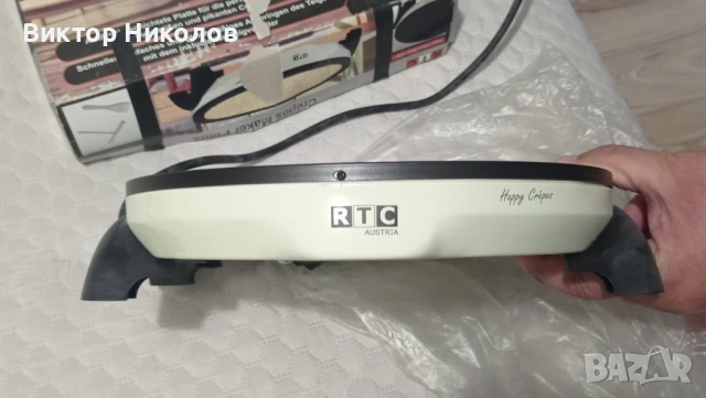  Уред за палачинки RTC Austria Happy Crêpes, снимка 3 - Гофретници - 53609435