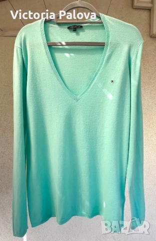 Памучен пуловер TOMMY HILFIGER 