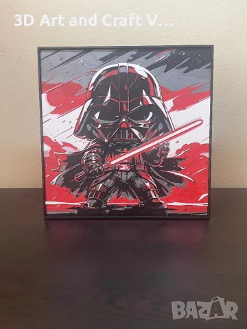 🔥 Релефна картина Darth Vader Chibi Edition 
