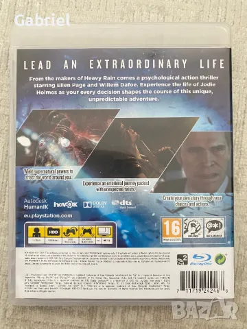 Beyond: Two Souls PS3, снимка 3 - Игри за PlayStation - 47243641