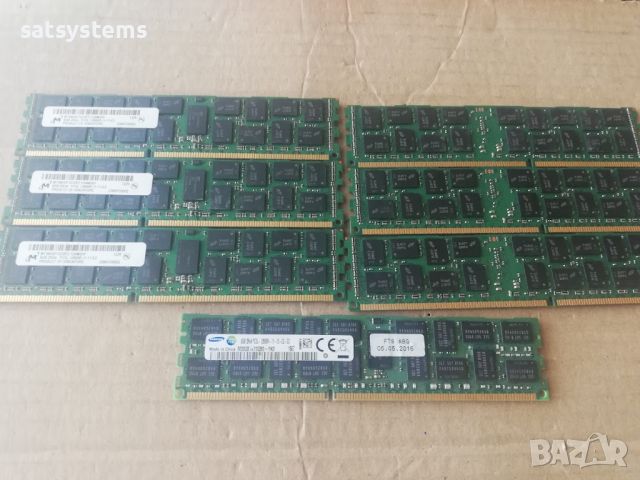 РАМ Памет MT36KSF1G72PZ-1G6M2HF, Micron Kit 7x8GB PC3-12800R (DDR3-1600) Registered ECC, снимка 9 - RAM памет - 45637819