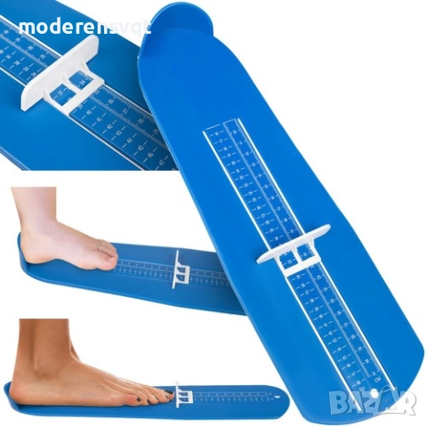 Линия за измерване дължина на крака на възрастни и деца