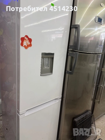 Хладилник с фризер и диспенсър за вода A++ – 175×55 см