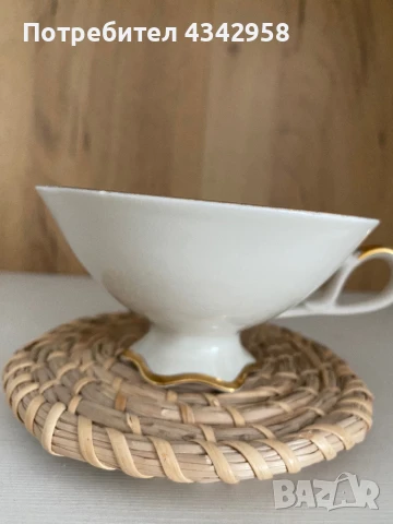 Mitterteich. 1950г.Порцеланова чаша., снимка 3 - Антикварни и старинни предмети - 50614488